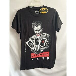 Joker Batman "Deadman's Hand" T-shirt Mens Small NWT‎